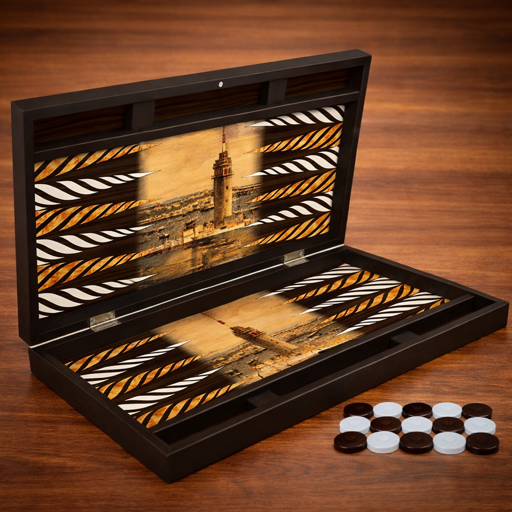 Lüks Tavla Seti
