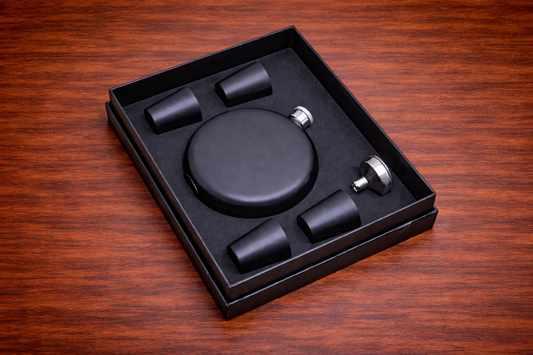 Mat Siyah Matara Seti – Modern Premium Hediye Kutusu