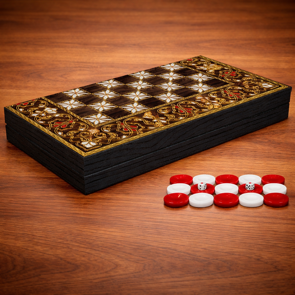 Lüks Tavla Seti