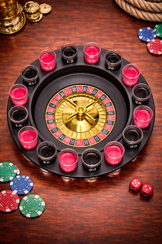 Rulet Shot Oyunu Seti 16 Shot Bardağı