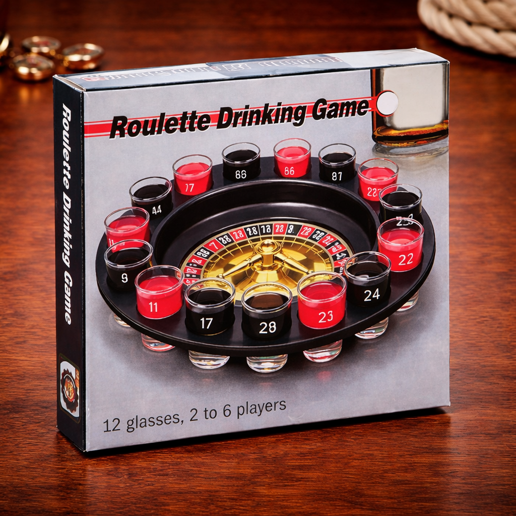 Rulet Shot Oyunu Seti 16 Shot Bardağı